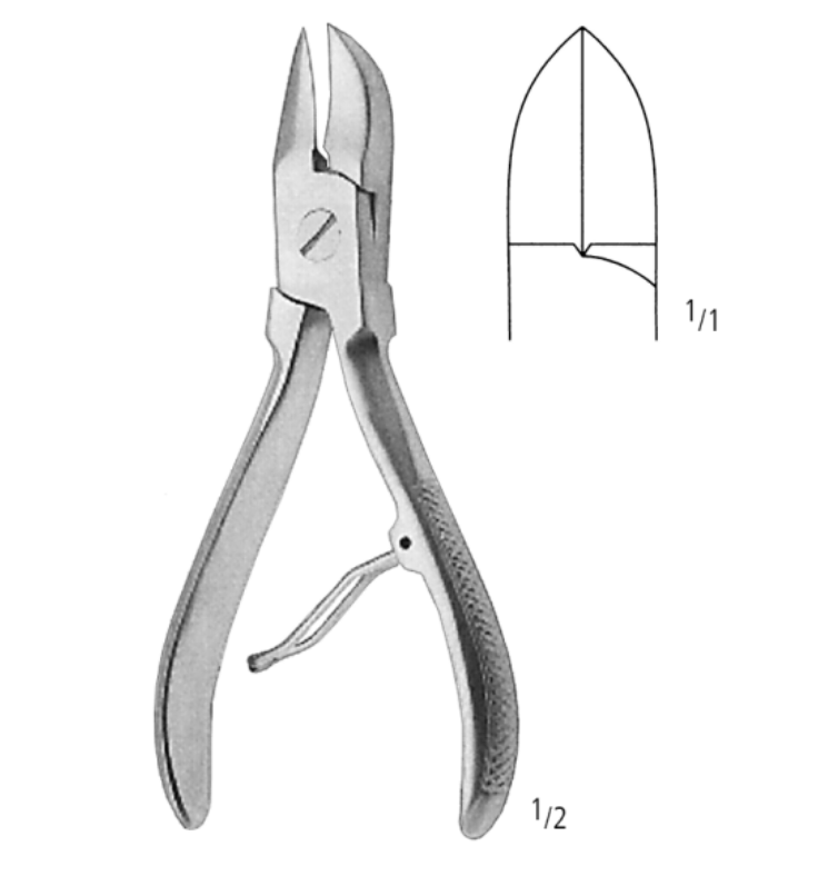 Profesionālās nagu knaibles 13 cm NOPA