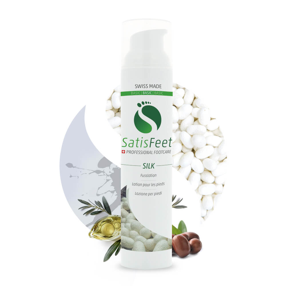 Losjons ar zīda proteīniem SatisFeet Silk