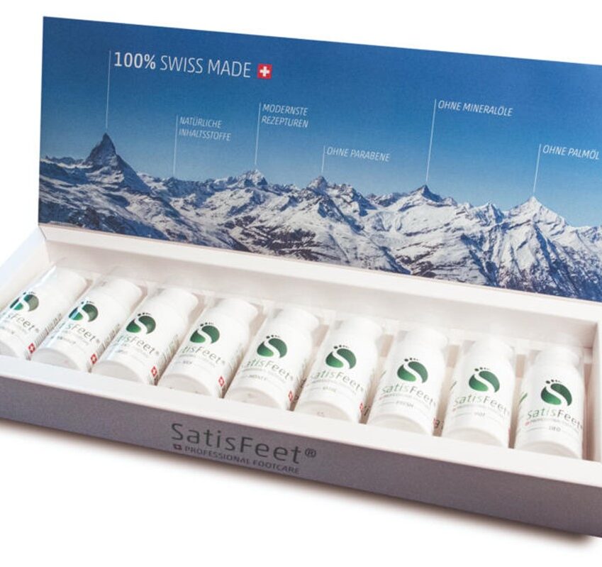 Pēdu kopšanas komplekts (9x30ml) SatisFeet