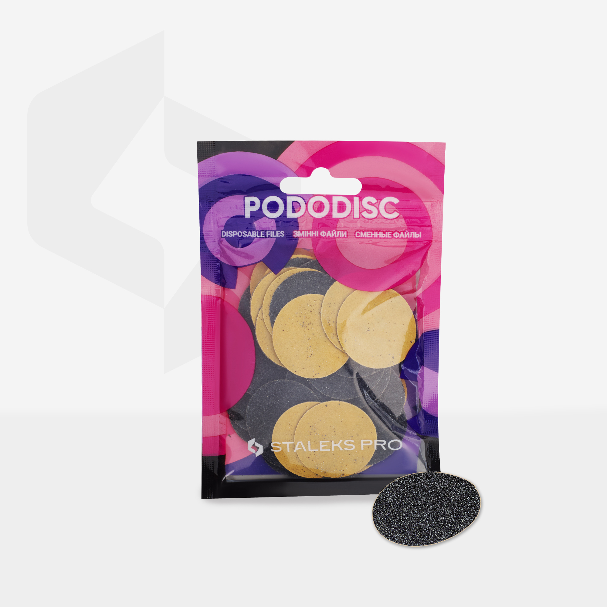 Vienreizējie pedikīra diski L-PDF 25-100 (50gb) STALEKS