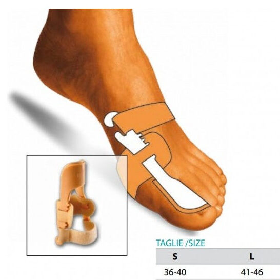 Nakts korekcijas ortoze Hallux Valgus ORIONE