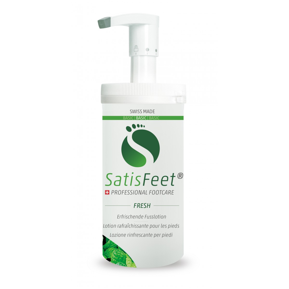 Atvēsinošs losjons pēdu ādas mīkstināšanai SatisFeet Fresh 500ml