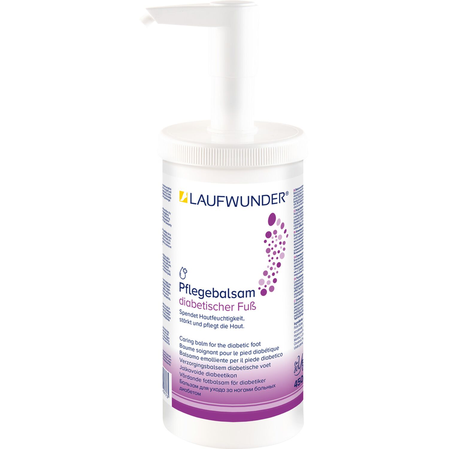 Pēdu balzāms cukura diabēta pacientiem LAUFWUNDER® 450ml