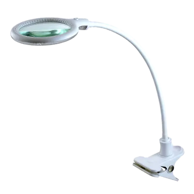 Mobilā LED lampa - lupa (3 dioptr.) ar stiprinājumu SÜDA