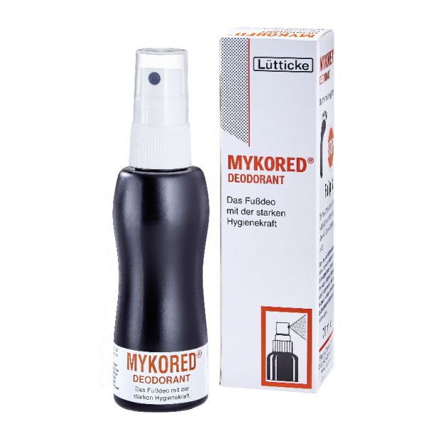 Dezodorants sēnīšu infekcijas skartai ādai un nagiem MYKORED®