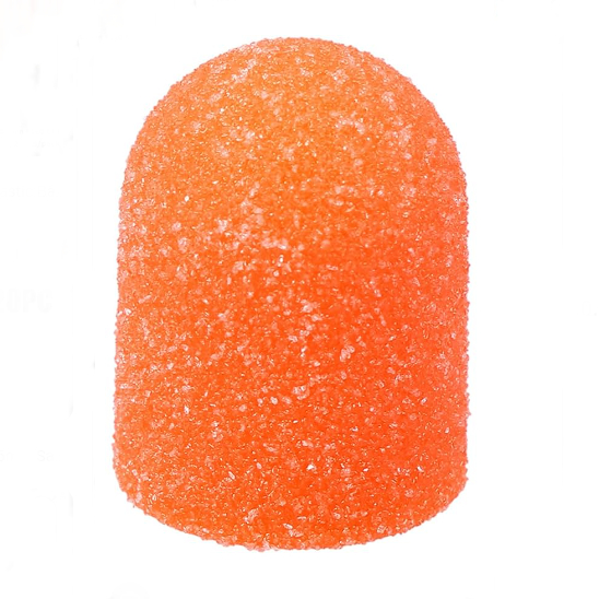 Raupji oranži uzvāžņi 10 mm (80 griti)