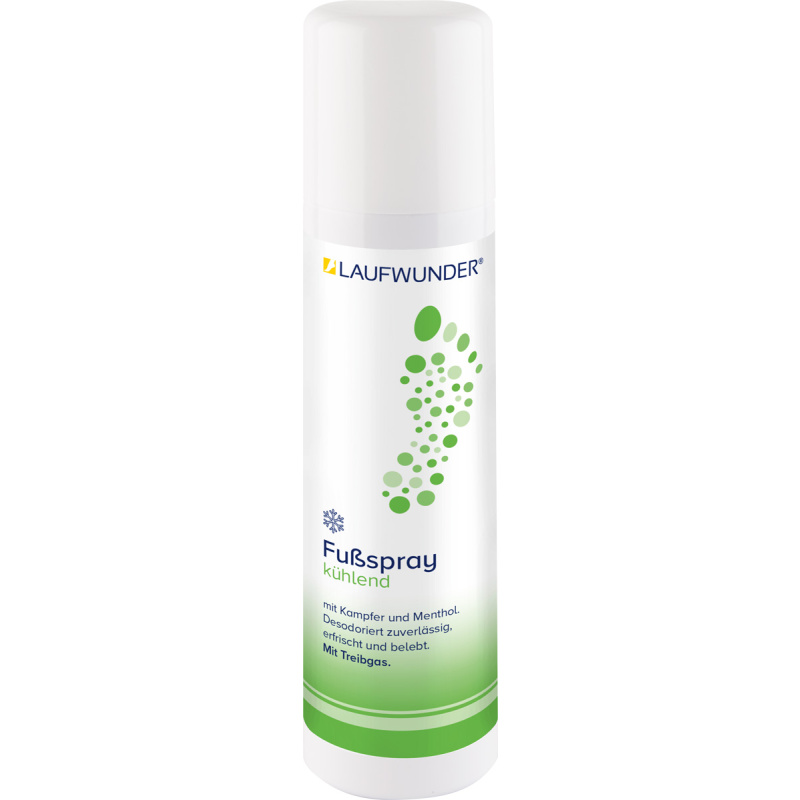 Atvēsinošs kāju aerosols ar kamparu un mentolu LAUFWUNDER®