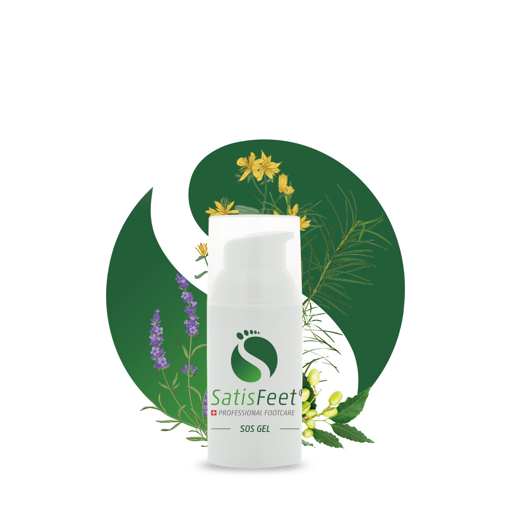 Brūču dziedēšanas gēls SatisFeet SOS 30ml