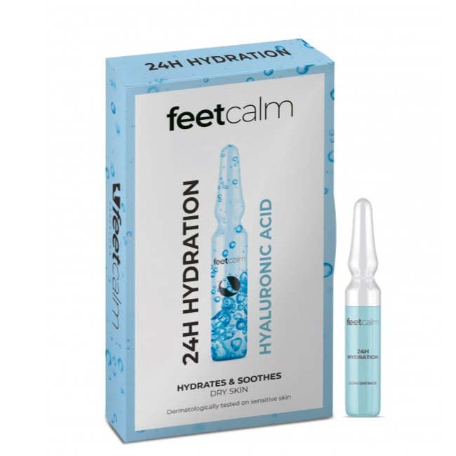 Mitrinošs pīlinga koncentrāts sausai pēdu ādai, 7x2ml