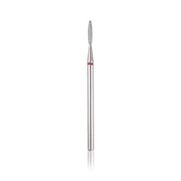 Dimanta frēze ''liesmiņa'' sarkana, L-8,0mm, ᴓ1,6mm HEAD