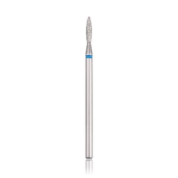 Dimanta frēze ''liesmiņa'' zila, L-8,0mm, ᴓ1,8mm HEAD