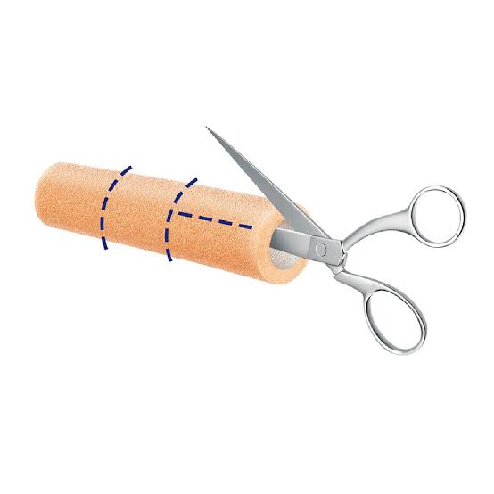 Porolona tūbas ortožu izgatavošanai, L- 25 cm (ᴓ18 mm), 12 gab.